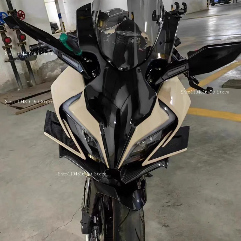 CFMOTO 450SR-SRS 450SS 2022-2025 개조용 백미러, 방향지시등, 스포일러, 안정화 윙 사이드 미러, 회전 가능