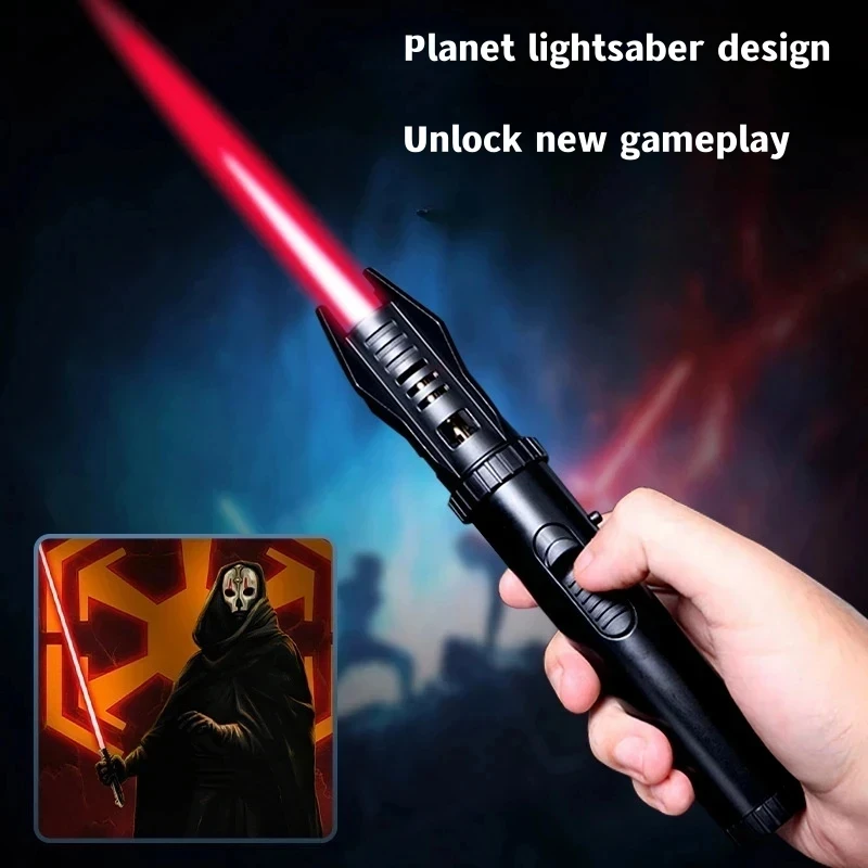

2023 Hot Windproof Straight Red Flame Turbo Torch Butane Gas Metal Lighters Outdoor Camping BBQ Moxa Cigar Lighters Men's Gift