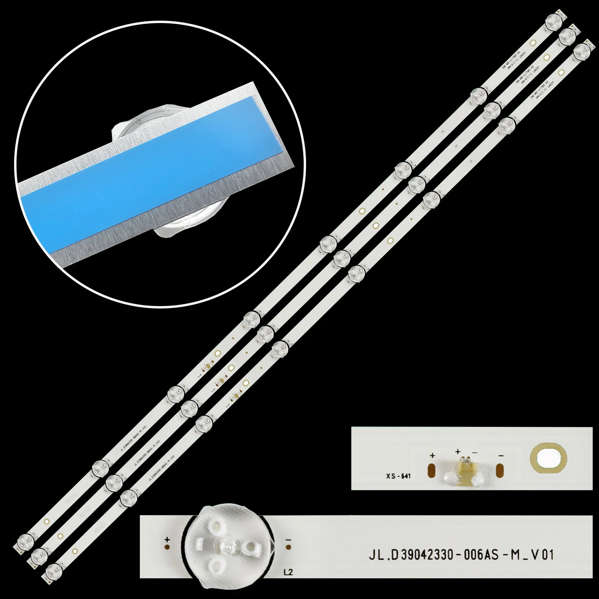 LED BackLight Strip For 40DF3500 IP-LE410920 CX390DLEDM HL-00390A30-0402S-07 PTV40SS04Y_CIS_BK JL.D39042330-006AS-M_V01