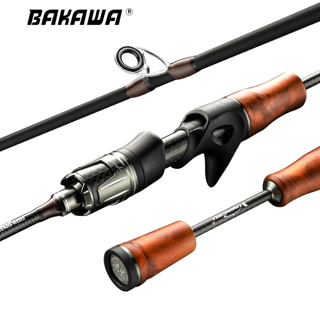 BAKAWA Lure Fishing Rod 1.39m 1.55m 1.68m 1.8m UltraLight Carbon