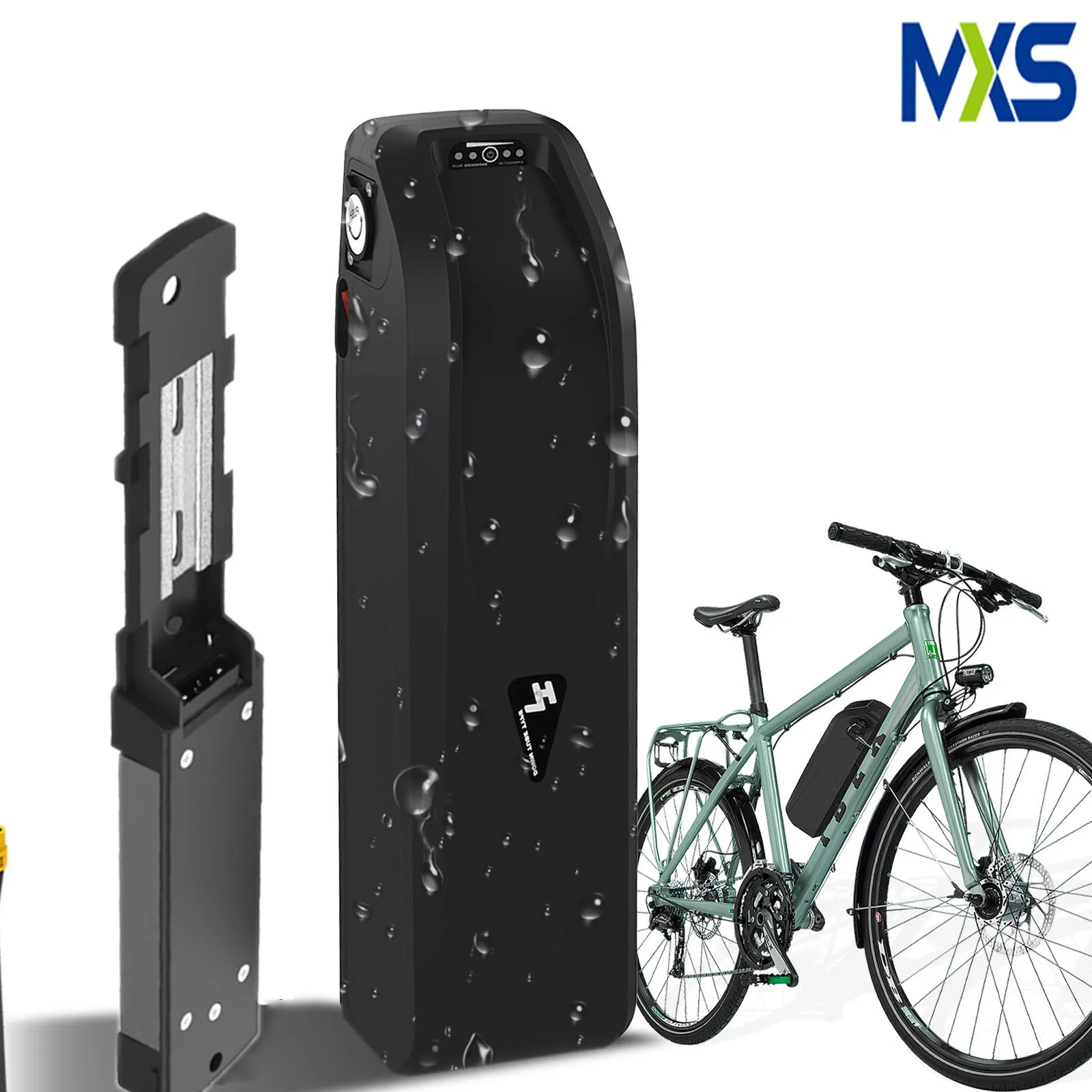 

Hailong 48V 13Ah 48V 20Ah 52V Lithium Battery Pack Ebike Battery Max 40A BMS Fit For 52V 48V 500W 750W 1000W 1500W BBS02 BBS03