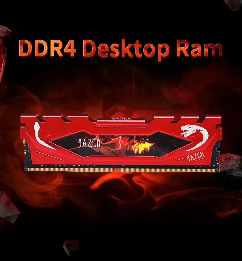 Настольная память JAZER DDR4, 16 ГБ, 8 ГБ, 3200 МГц, Новая Память Dimm ...