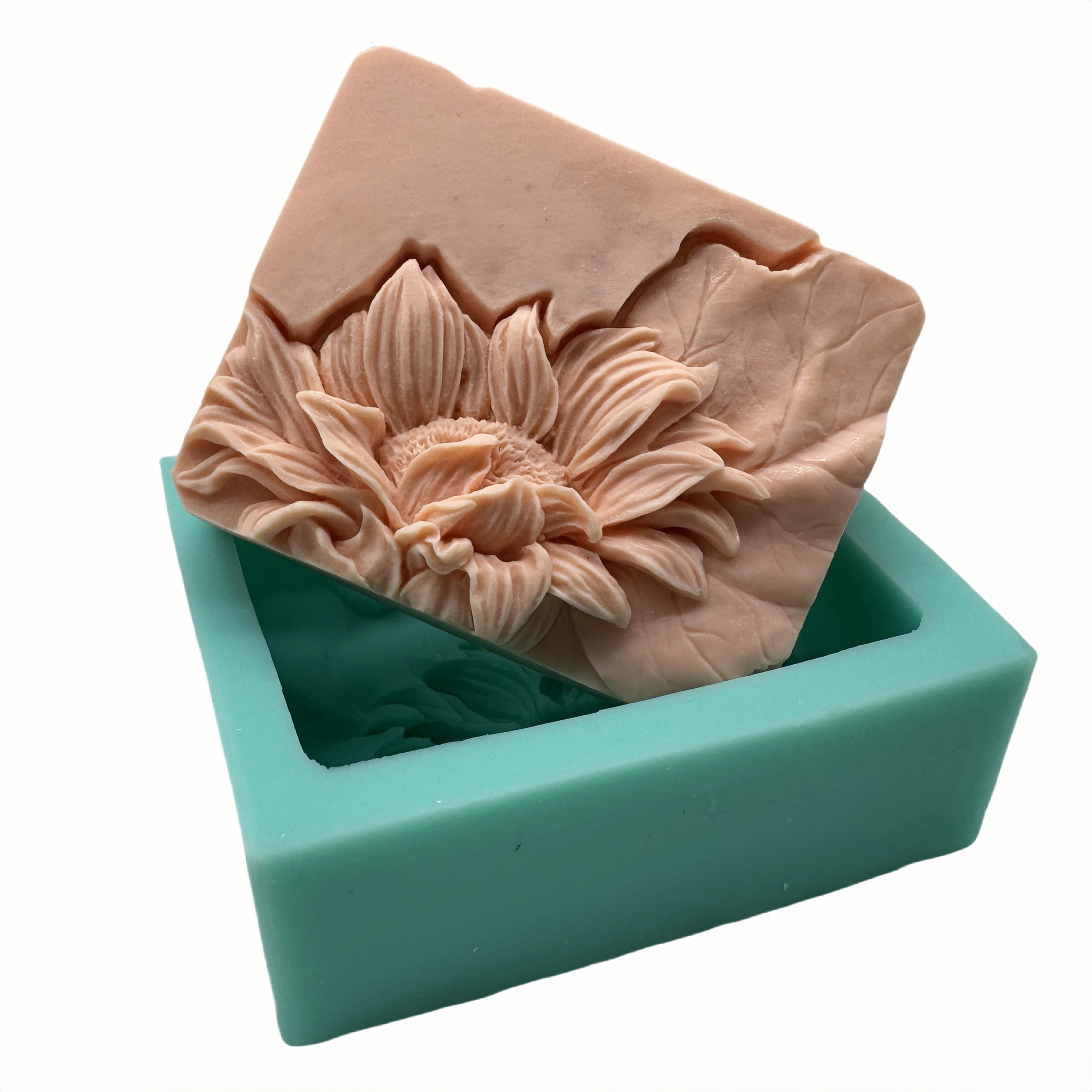 Dispenser per sapone a forma di fiore in ceramica rosa Hippie | Maisons