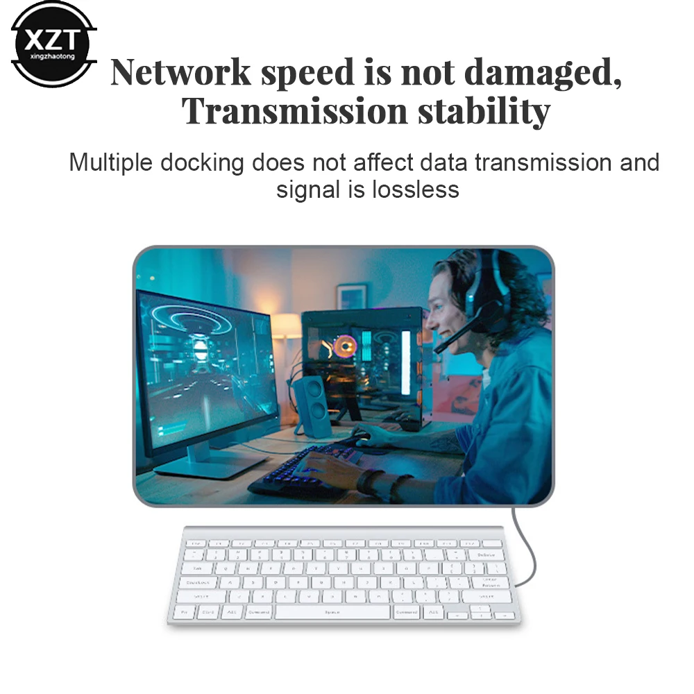 10Pcs RJ11 6P4C Double Ports Female Plug Telephone Connector Line Splitter Extender Plug Adapter