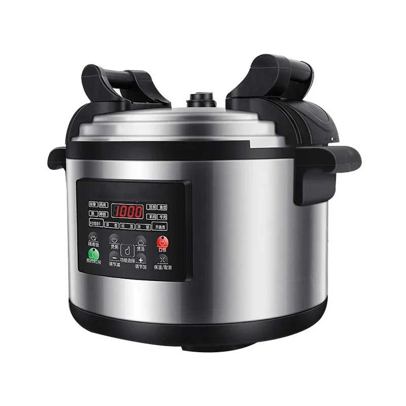 Large Multi-Purpos Stew Mutton Rice Ugali Cooker Stainless Steel Commercial MultCooker 15L 18L 20L Electric Pressure Rice Cooker