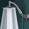 High Pressure Rainfall Shower Head Large Stainless Steel Curved Shower Extension Square Shower Head Extension 1