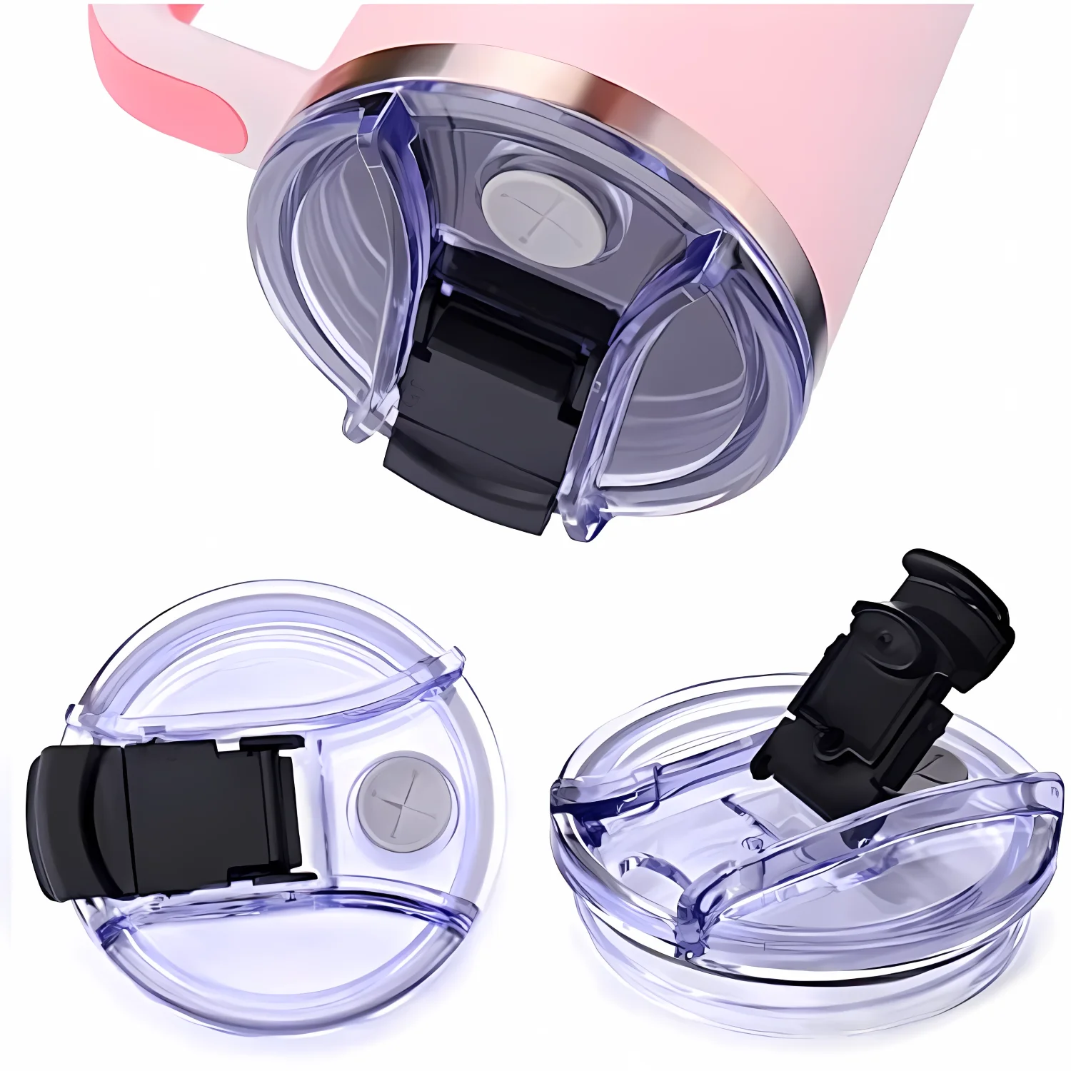 Cup Cover 1pc Leak-proof Lid for 40oz Tumbler Cup Spill Proof Tumbler Covers Replacement Cover for Stanley Cup Accessory