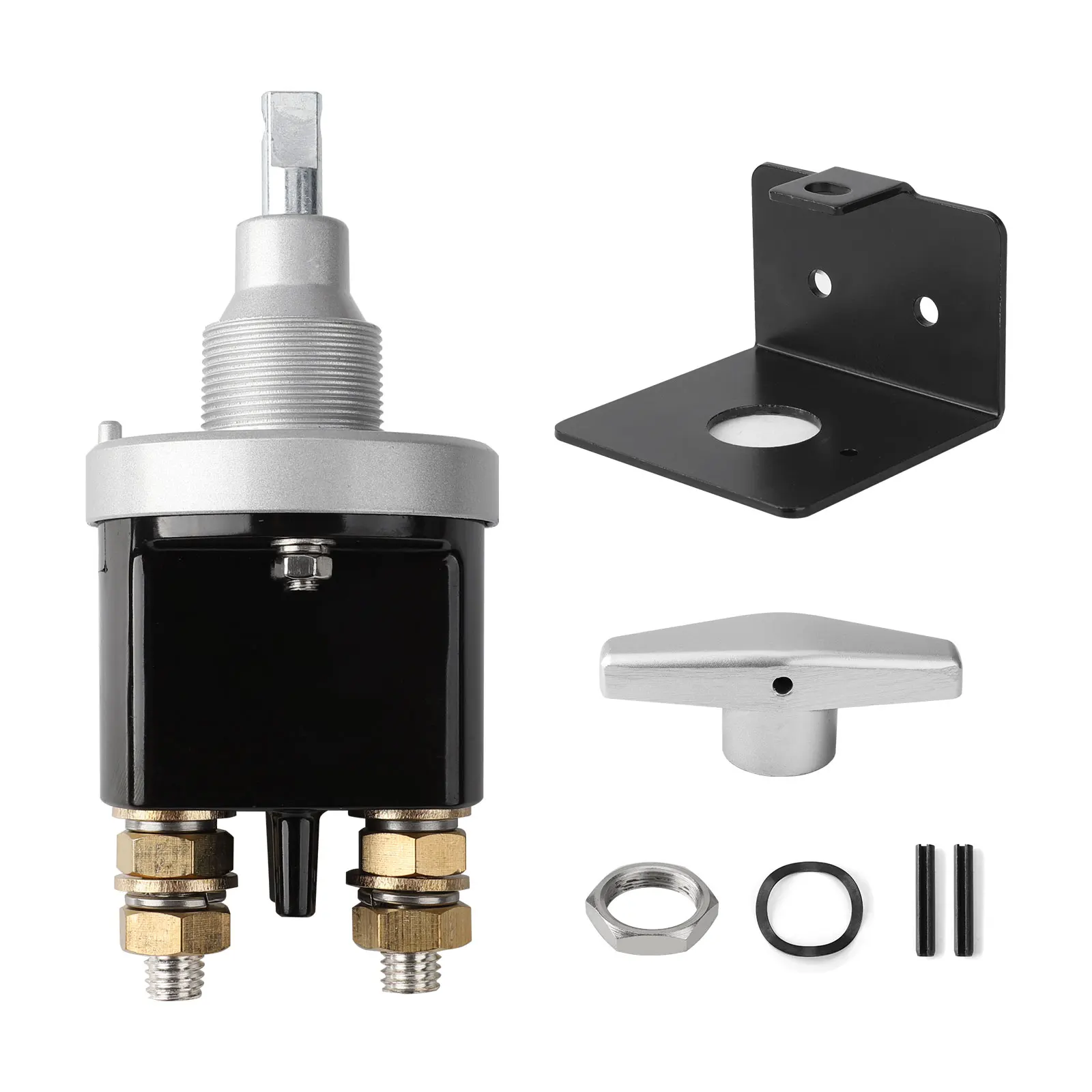 12V Battery Kill Switch Heavy Duty Battery Circuit Cutter Disconnecter Isolator With Keyhole For RV Camperize Van Accessories