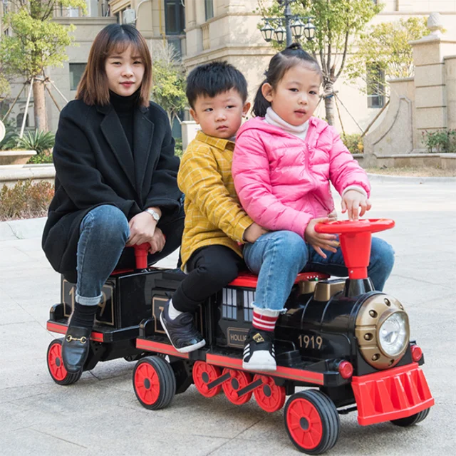 Electric Train Toy Car Railway and Tracks Steam Locomotive Engine Diecast Educational Game Boys Toys for Children Kid Gift 2