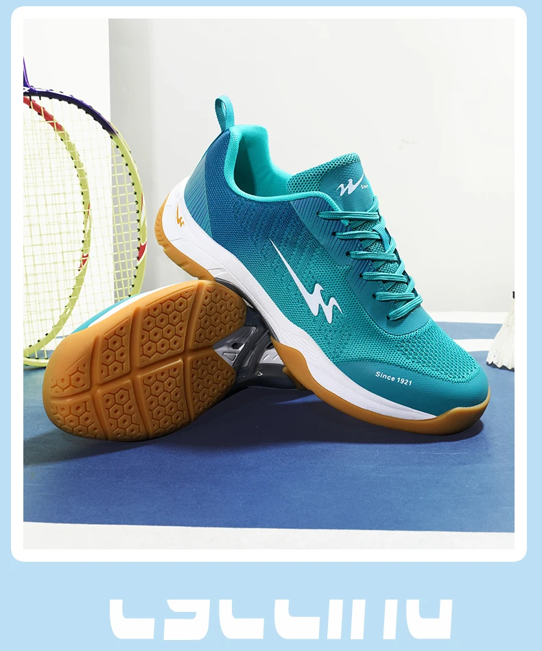Unisex Professionelle Badminton Training Sport Schuhe Atmungsaktive Mesh Fitness Volleyball Tennis Turnschuhe Pumps Anti Slip – Detail 13