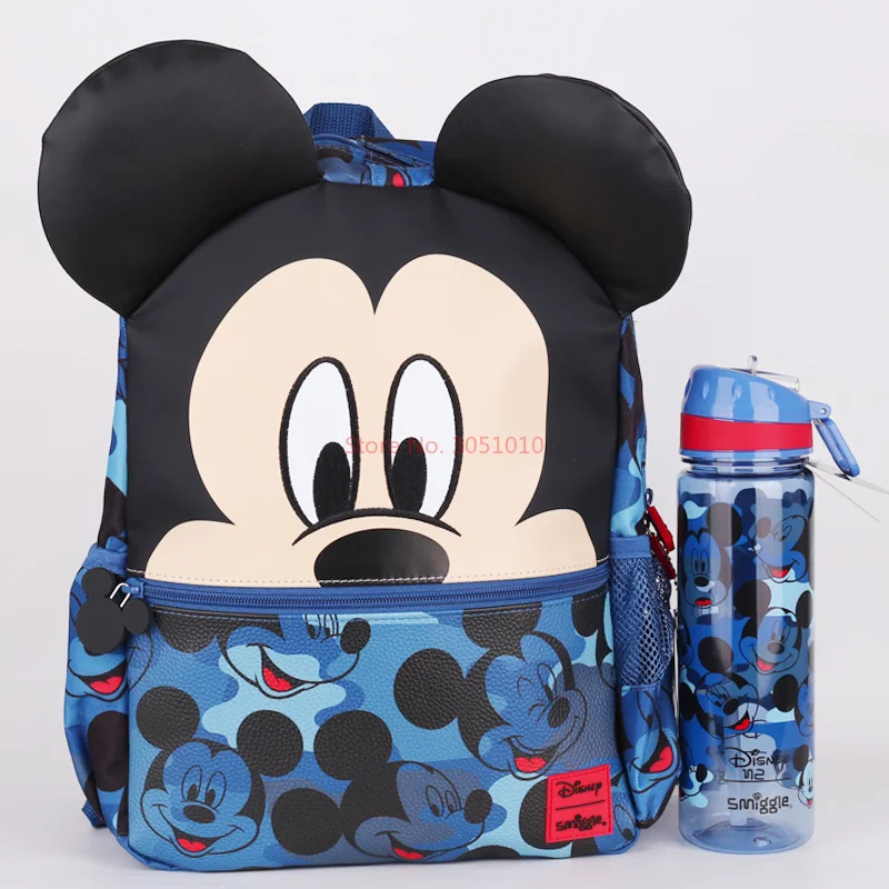 Australian Smiggle Disney Mickey Kindergarten Primary School Backpack Meal Bag Water Bottle Set Birthday Gift Hobbies Collection 6