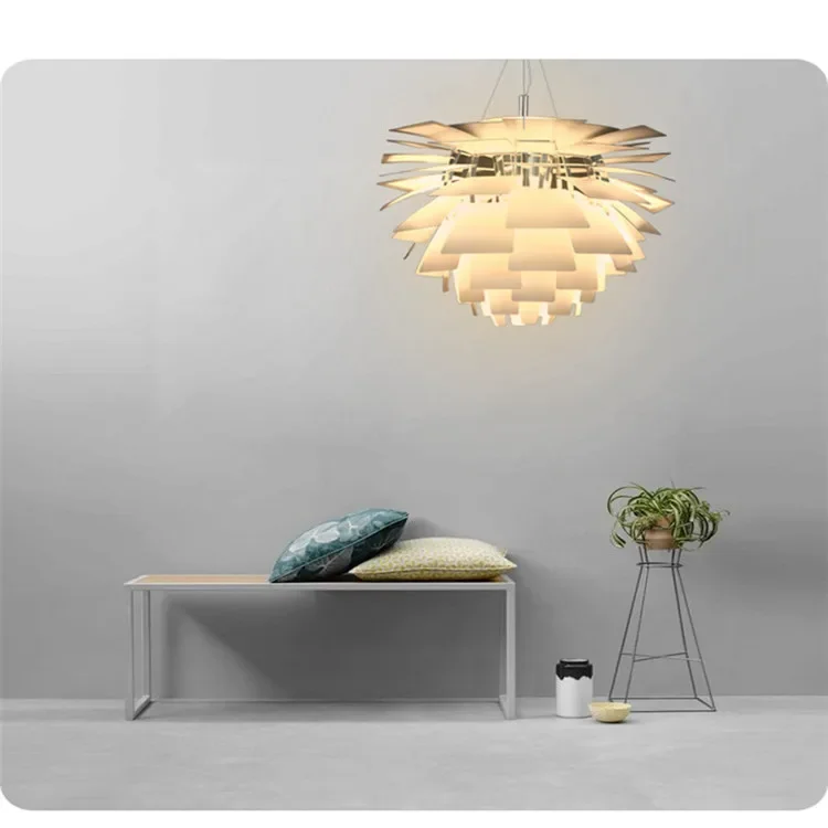 Poul Henningsen Style Artichoke Chandelier