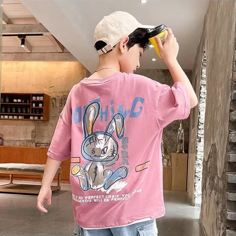 

T-shirt For Baby Tshirt Children's T-shirts Boy Infant Tops Short Sleeve Top Clothes Tee Summer Tees Kids Boys Lil Male Clothing