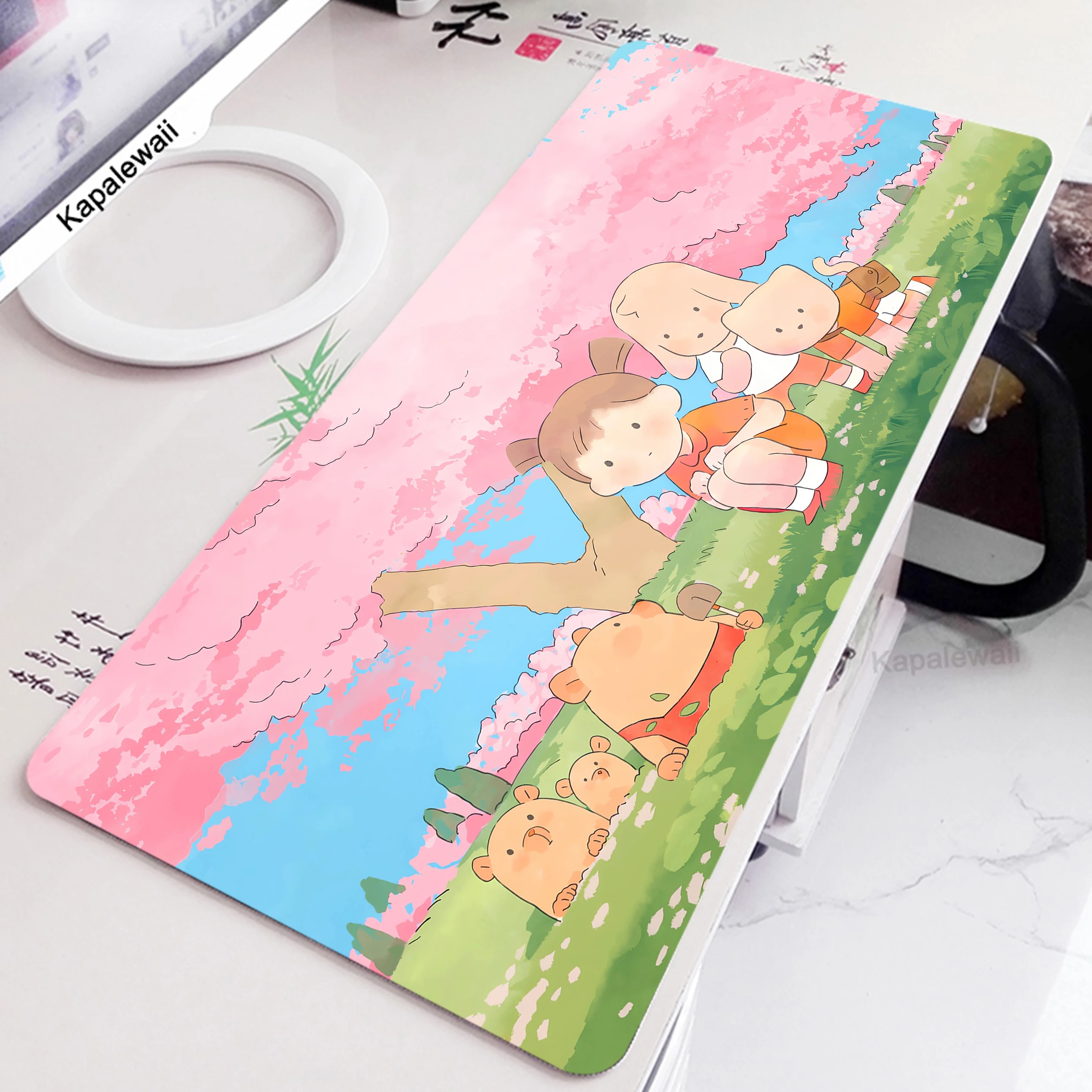 

Kawaii Anime Mousepad Gamer Mousemat Gaming Desk Mat Alfombrillas de ratón Mouse Mat Keyboard Pad Mouse Pad Girl Office Cute Rug