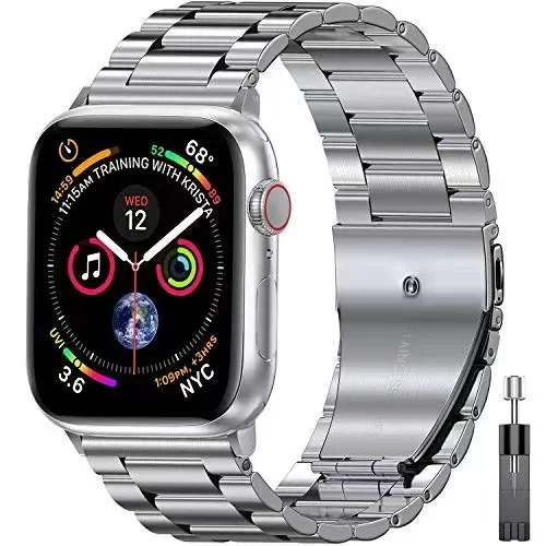 Premium Stainless Steel Metal Watch Strap - Elegant and Durable Wristband