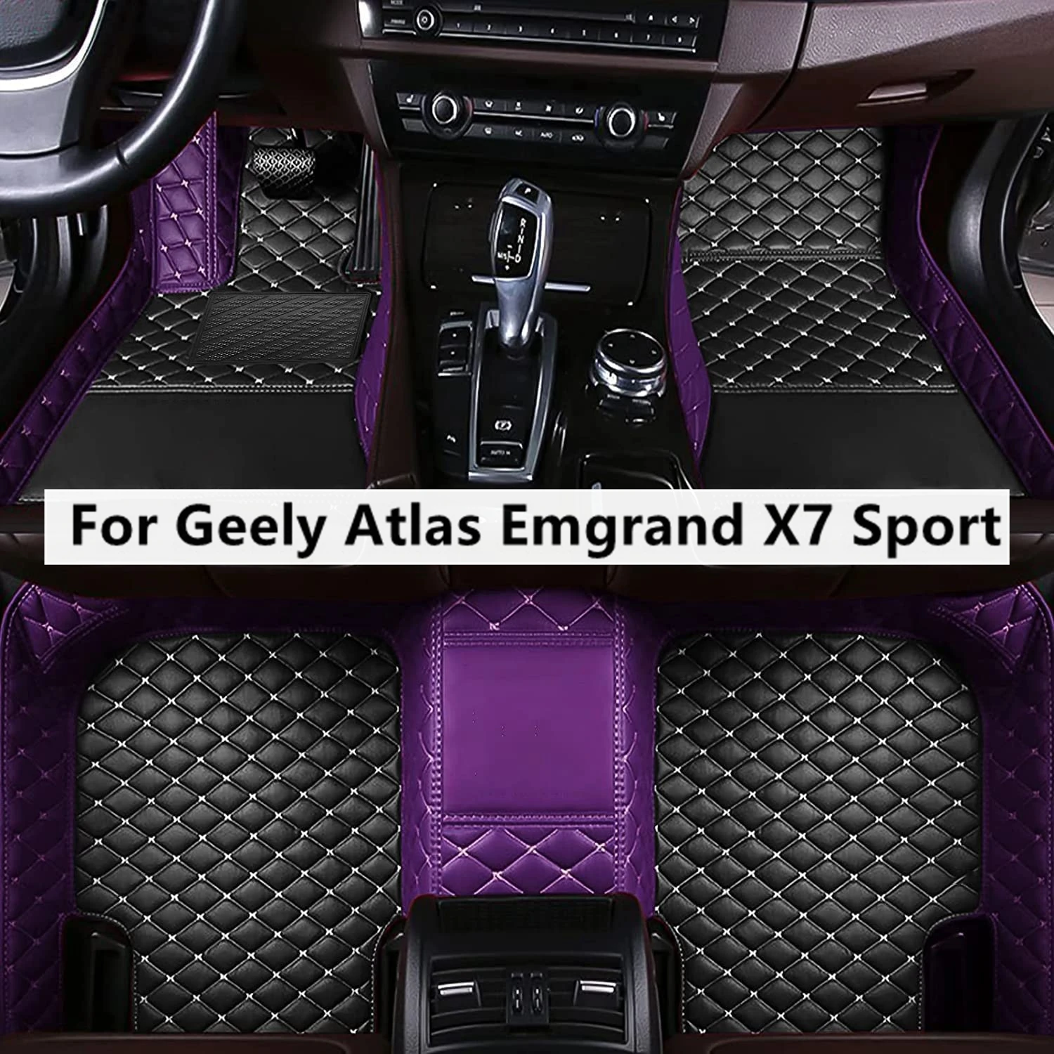 

Color Matching Custom Car Floor Mats For Geely Atlas Emgrand X7 Sport Auto Carpets Foot Coche Accessories