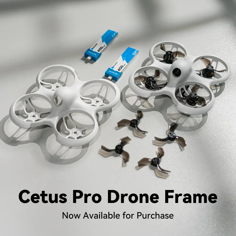 Détail du matériau PA12 du cadre de drone Cetus Pro, robuste et léger