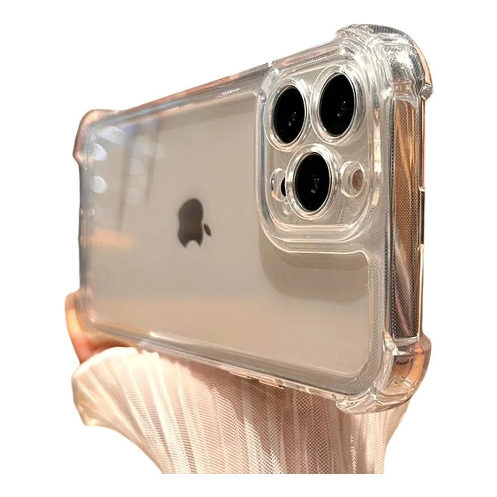 Luxury Shockproof Transparent Bumper Case Cover