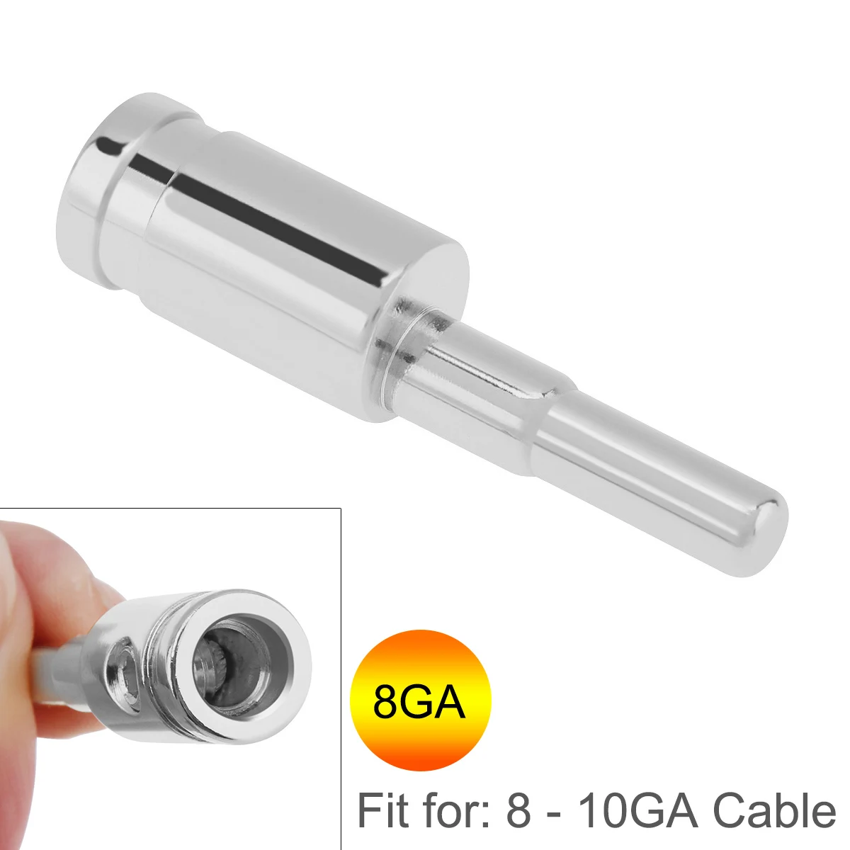 Amp Input Reducer 8 Gauge to 10 Gauge Wires Reducer Power Ground Adapter Audio Amp Wire Terminal