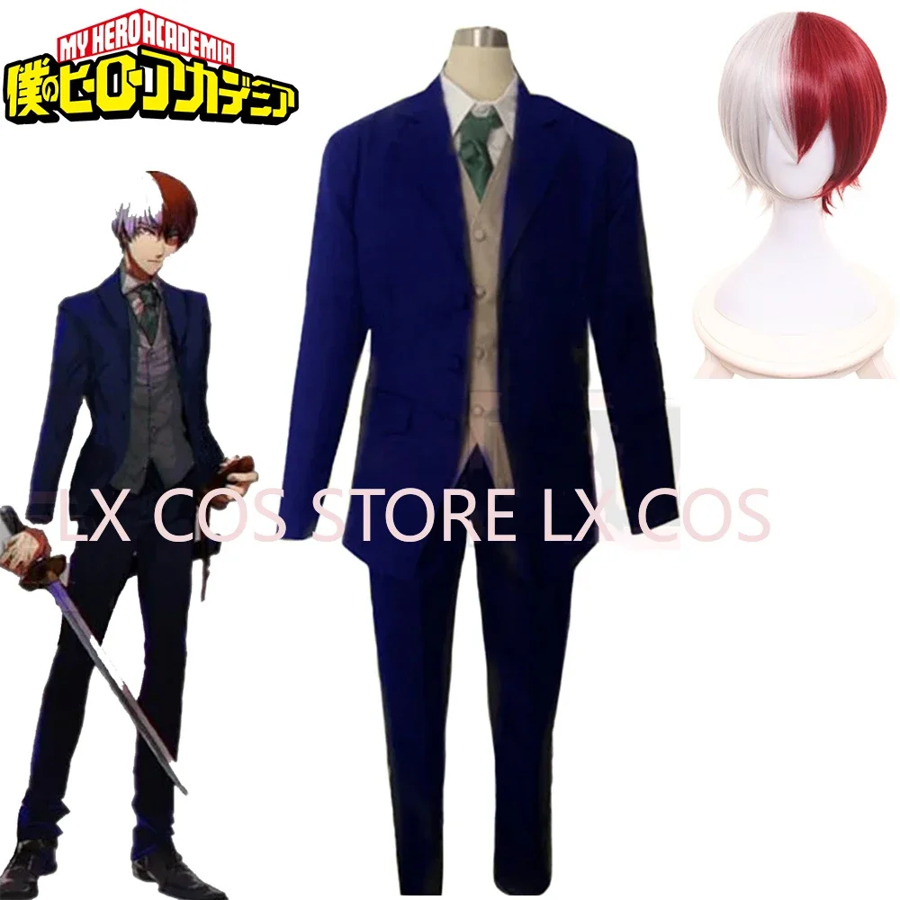 My Hero Academy Shouto Todoroki Shoto Costume Cosplay Abiti Anime Su Misura
