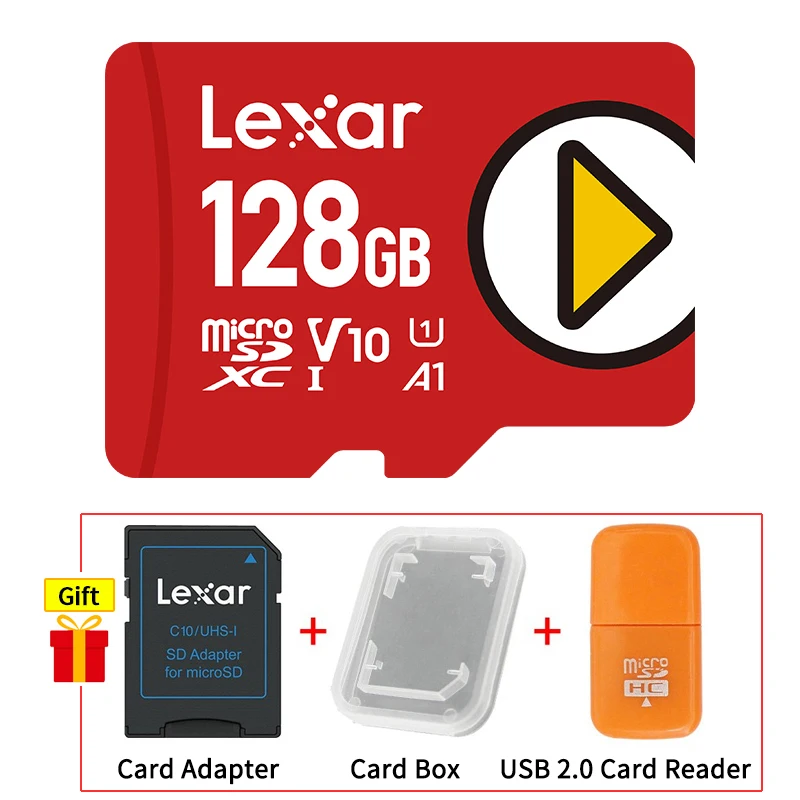 Lexar Original Play Carte Micro SD 1 To 512 Go 256 Go 128 Go Carte