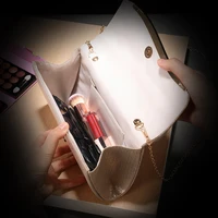 Sac de soirée plissé de luxe pour femmes, pochette en Polyester bonbon, sac à main décoré de perles pour fête de mariage et sacoche 5