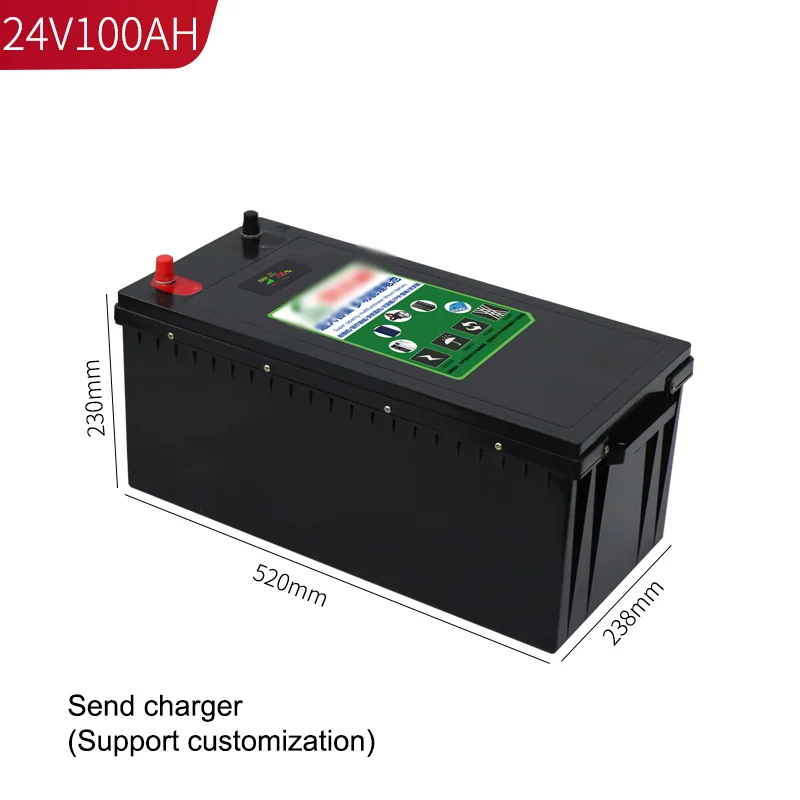 12V 300Ah 24V 150Ah LiFePO4 Battery Pack 1500W/3000W High Power