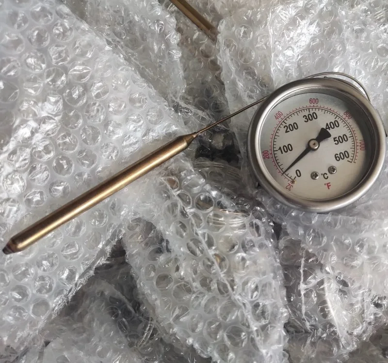 EP4 304 stainless steel pizza oven thermometer pointer temperature display  500 degrees metal plate thermometer