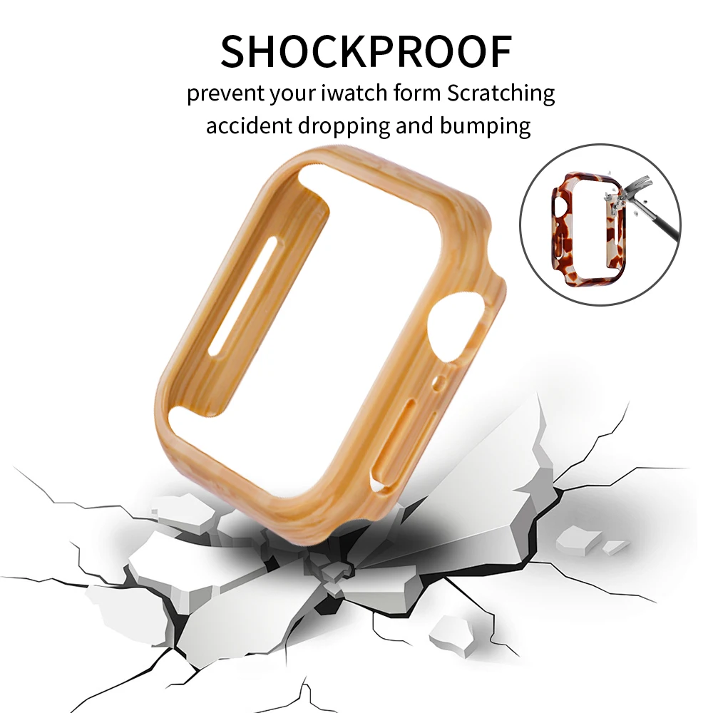 Sleek Hard PC Case for Apple Watch – Durable Frame Edge Cover Without Screen Protector
