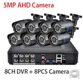 8PCS 5MP Cam