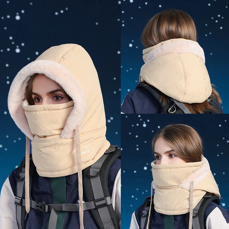 Balaclava mask Winter hat Cold Weather Windproof Ski Visor Breathable Thermal Face Mask Neck Warmer Scarf Helmet Hood Cycling