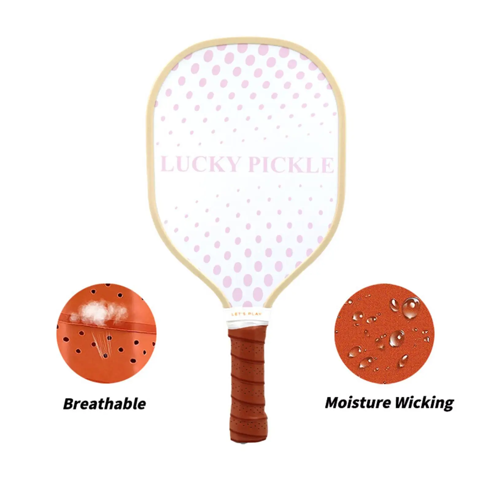 4x Wooden Pickleball Paddles Pickleball Rackets and Balls Gift Portable Pickleball Racquets for Indoor and Outdoor Tournament