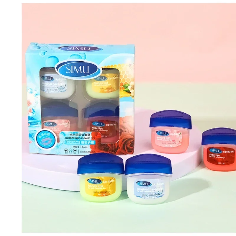 8/6/4/Pcs Care Lip Light Balm Makeup, balm for Dark remove Lips Balm Natural Protection, Repair, Moisturizing,Oil & vitamin E 4