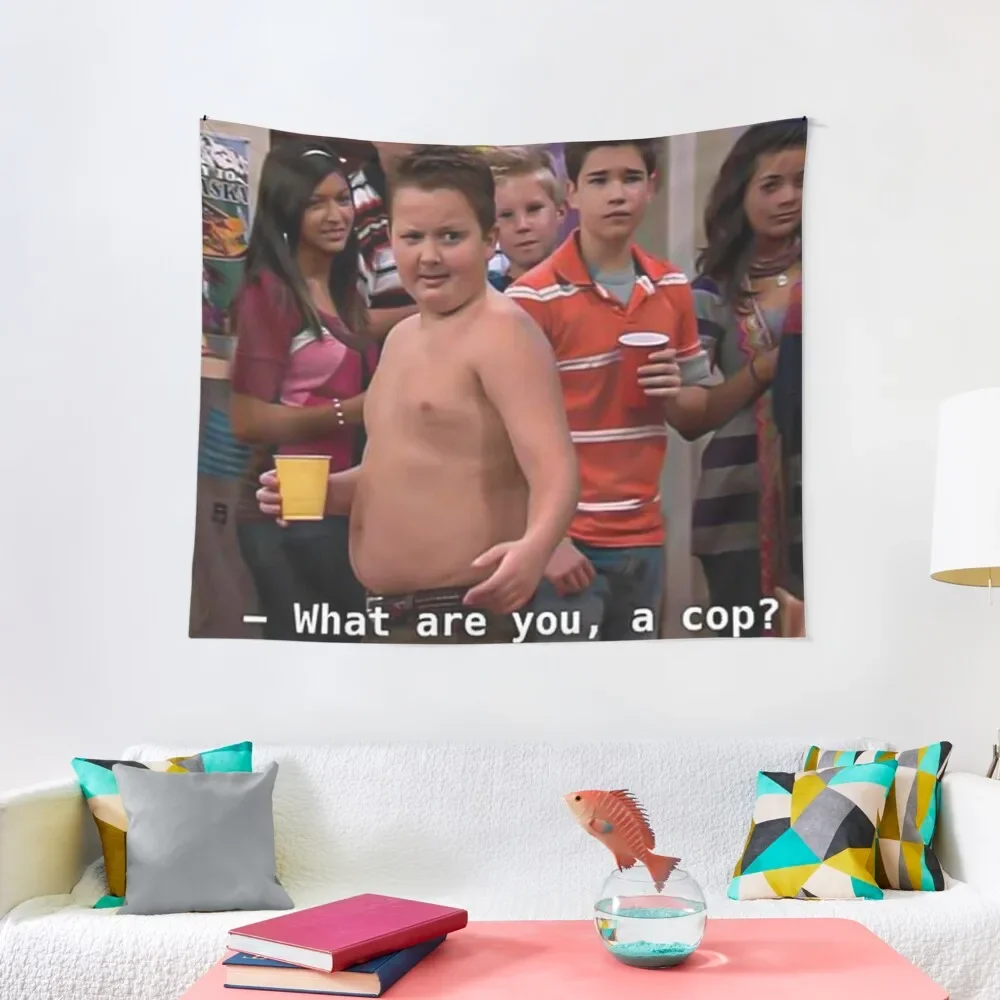 

Funny Gibby What are You, a Cop Tapestry Wallpaper Bedroom Decoration For Home Room Decorator Room Ornaments Tapestry