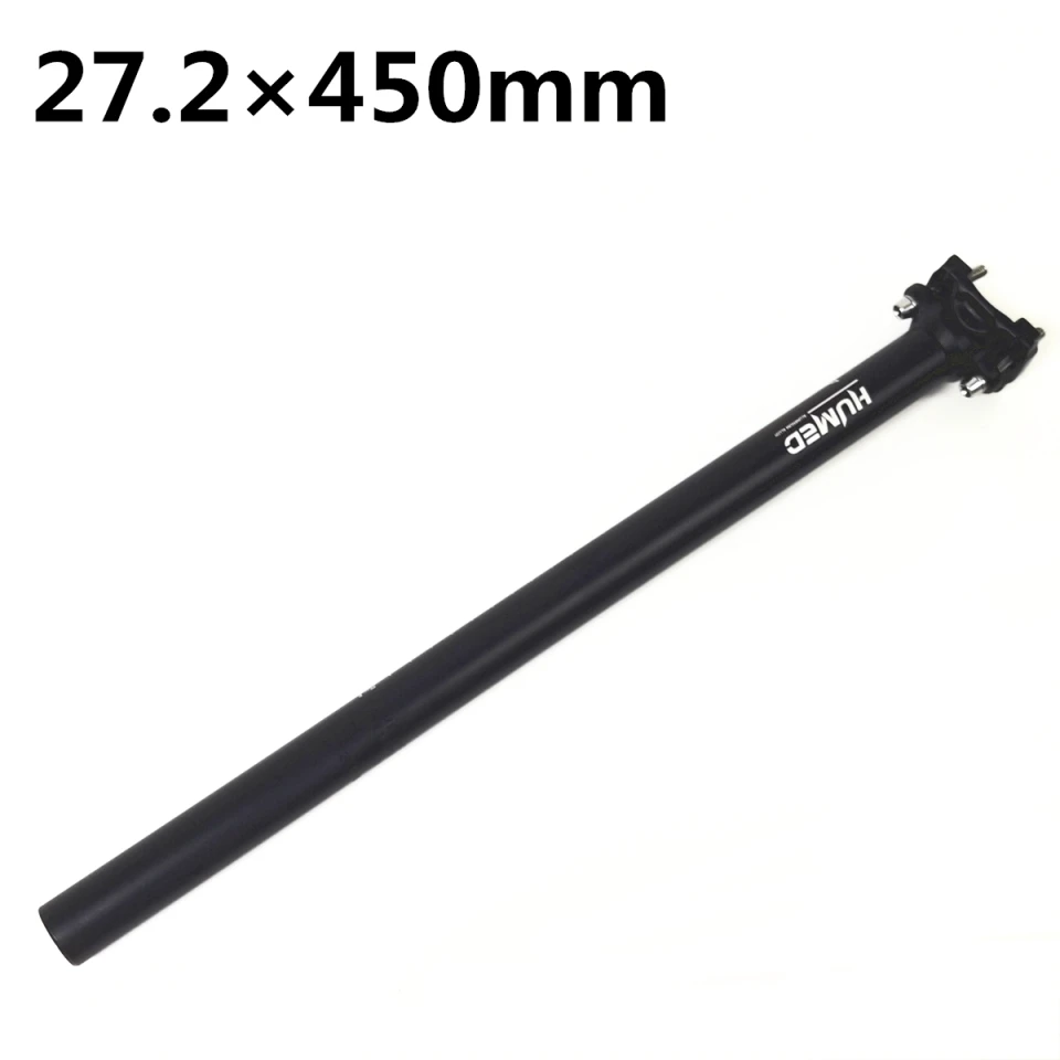 Tige De Selle De Vélo En Alliage Aluminium Noir - 350 Mm De Longueur, Diamètres 27.2 Mm Ou 31.6 Mm - Réglage Angle Personnalisé