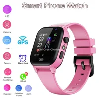 Kids Smart Watch SOS GPS Location Video Call Sim Card for Children SmartWatch Camera Waterproof Watch for Boys Girls