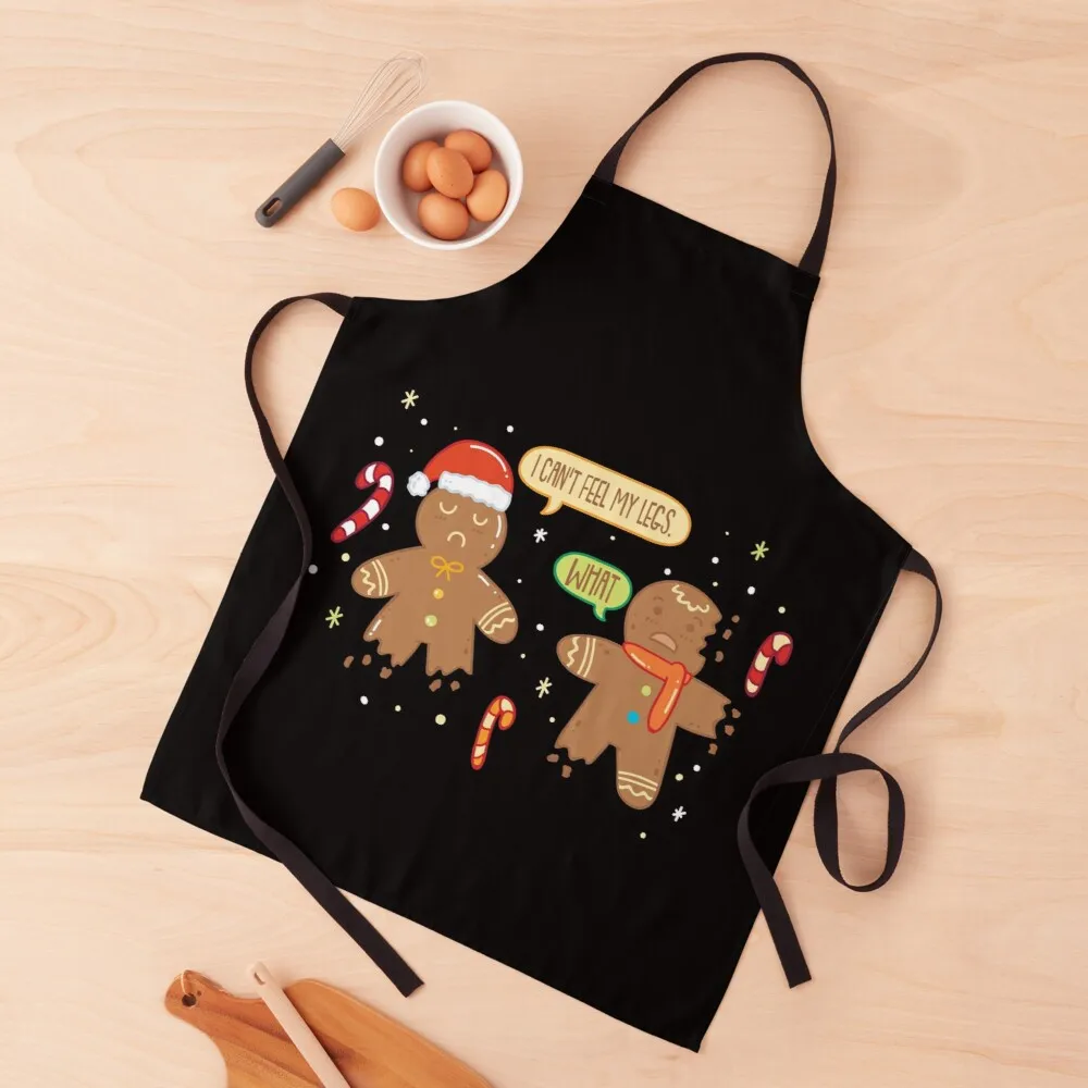 

Funny Gingerbread Man - Cute Christmas Cookie Gingerbread Apron Apron kitchen apron fashionable kitchen accessories