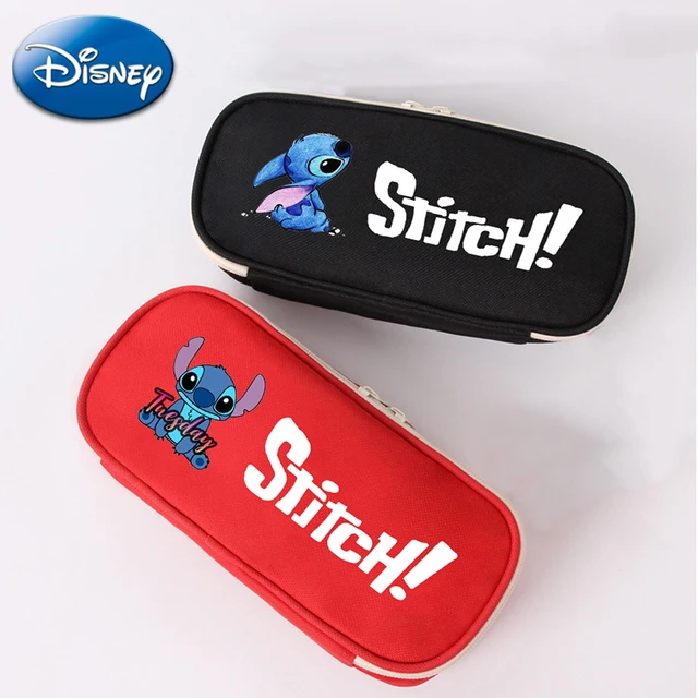 Anime Disney Stitch Large Capacity Portable Pencil Case Cartoon Waterproof  Students Stationery Pencil Pouch School Supplies - AliExpress