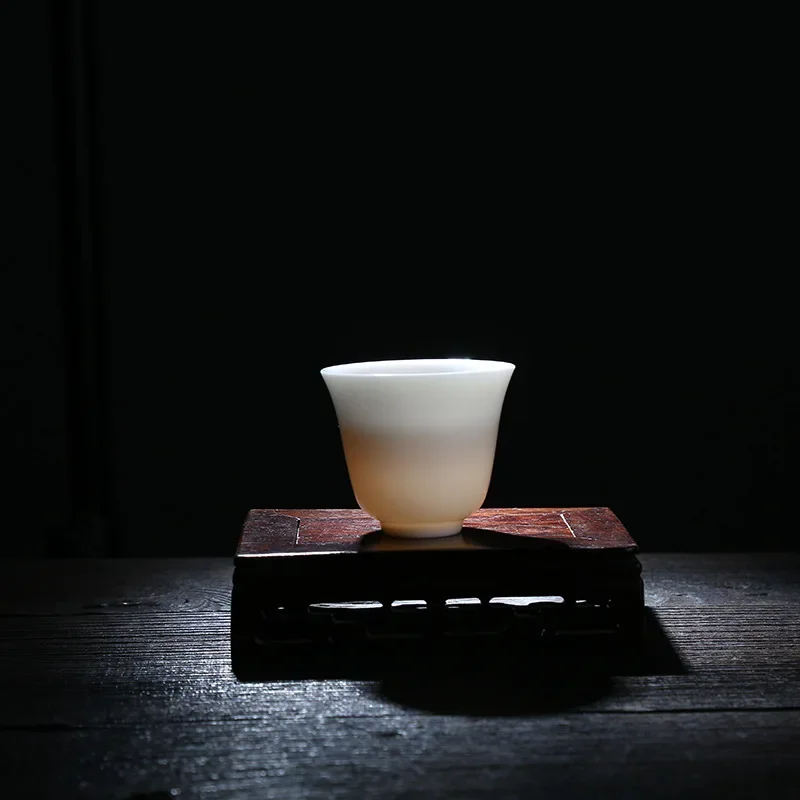 Kung Fu Small Tea Cup Tea Bowl Master Cup Tasting Set White Jade Porcelain tea cup