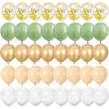 40pcs 12inch Rose Gold Confetti Latex Balloons Happy Birthday Party Decorations Kids Adult Boy Girl Baby Shower Wedding Supplies