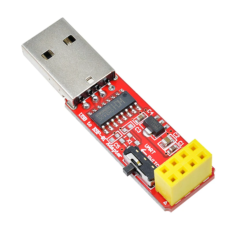 

Модуль платы адаптера Wi-Fi CH340 USB к ESP8266 ESP-01 01S