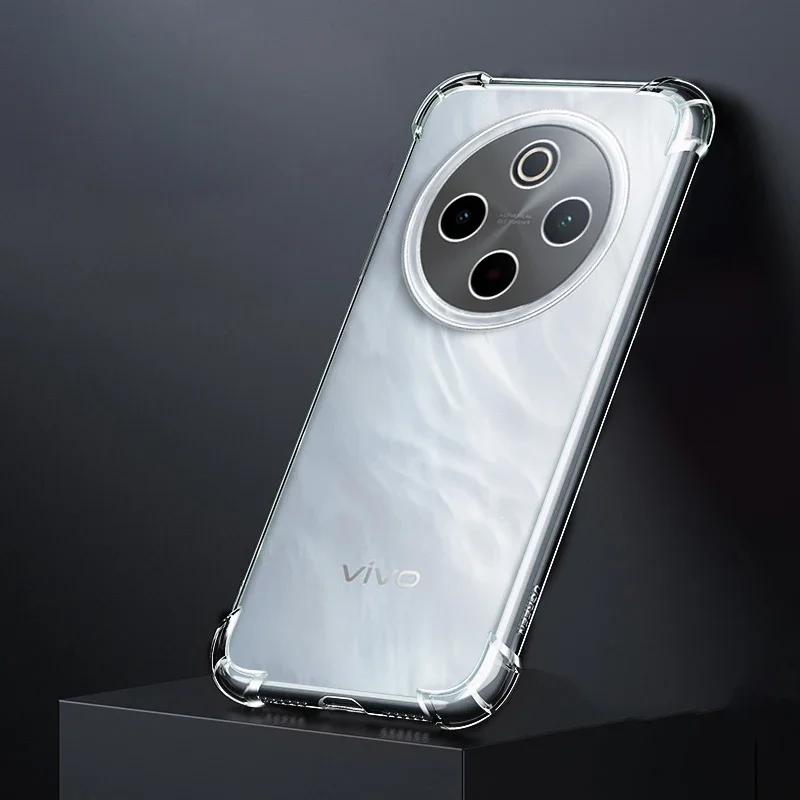 Airbag Anti-Knock Clear Silicone Phone Case with Shockproof Corners