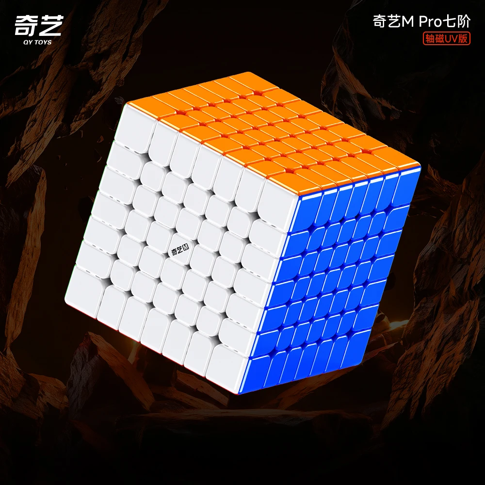 [주디큐브] 치이 M 프로 7x7 코어 마그네틱 UV 매직큐브 스티커리스 전문가용 피젯 토이즈 치이 7x7x7 M 프로