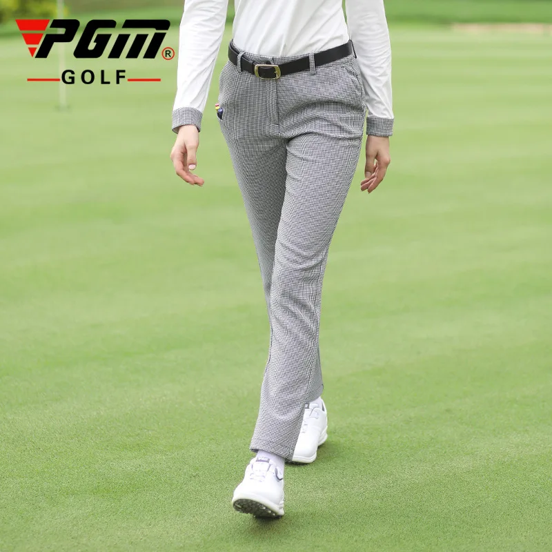 PGMWomengolfPantsSportsSpringSummerTrousersLadiesPlaidWear
