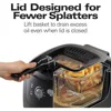 Electric Deep Fryer, Cool Touch Sides Easy to Clean Nonstick Basket, 8 Cups / 2 Liters Oil Capacity, Black,Cool-touch sides 5