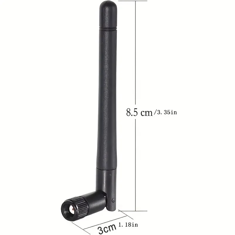 2PC dwuzakresowe WiFi 2.4GHz 5GHz 5.8GHz RP-SMA 3dBi Antena mฤska dla Adapter WiFi bezpieczeลstwa akcesoria do aparatu IP