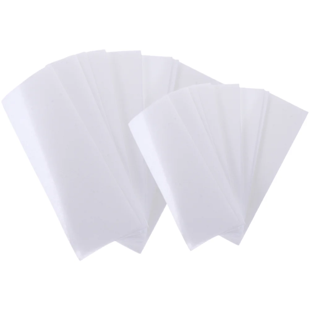 

200 Pcs Wax Paper Strips Body Facial Hair Removal Women Face Waxing Leg Non-woven Fabric