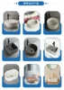 Bathroom sink, wall mounted, many colors available, ceramic washbasin, hotel, 47x36x12cm/19x14x5in" 6