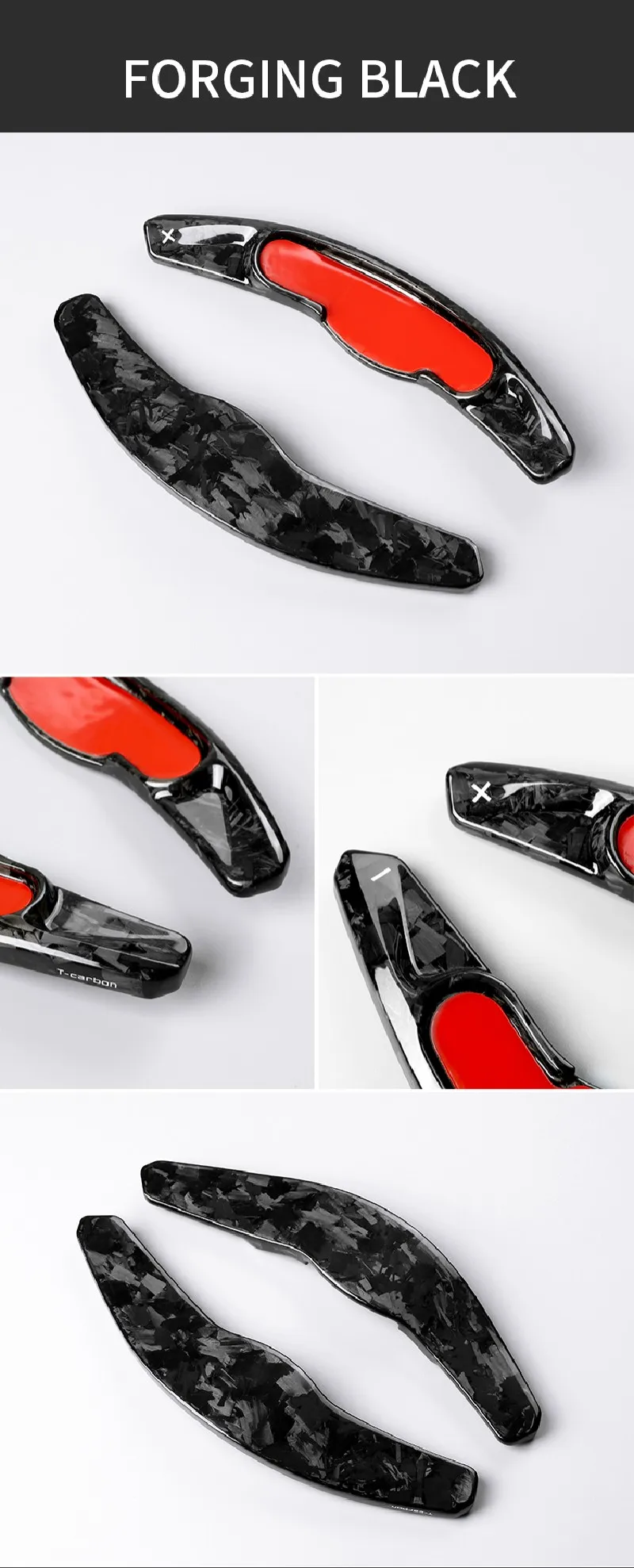 Carbon Fiber Steering Wheel Extension Paddle Shift For MINI Cooper S ONE JCW Clubman MK3 F54 F55 F56 F57 F60 DSG Paddle Shifter