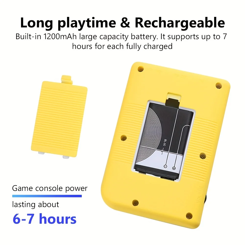 Can connect to TV for play2.4 Inch Lcd Screen Retro Video Game Console Handheld Portable Pocket Mini Game Console Christmas Gift 5